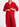 Rode gebreide cardigan met riem Faume - seconde main