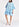 Light blue ruffled cotton dress Faume - seconde main