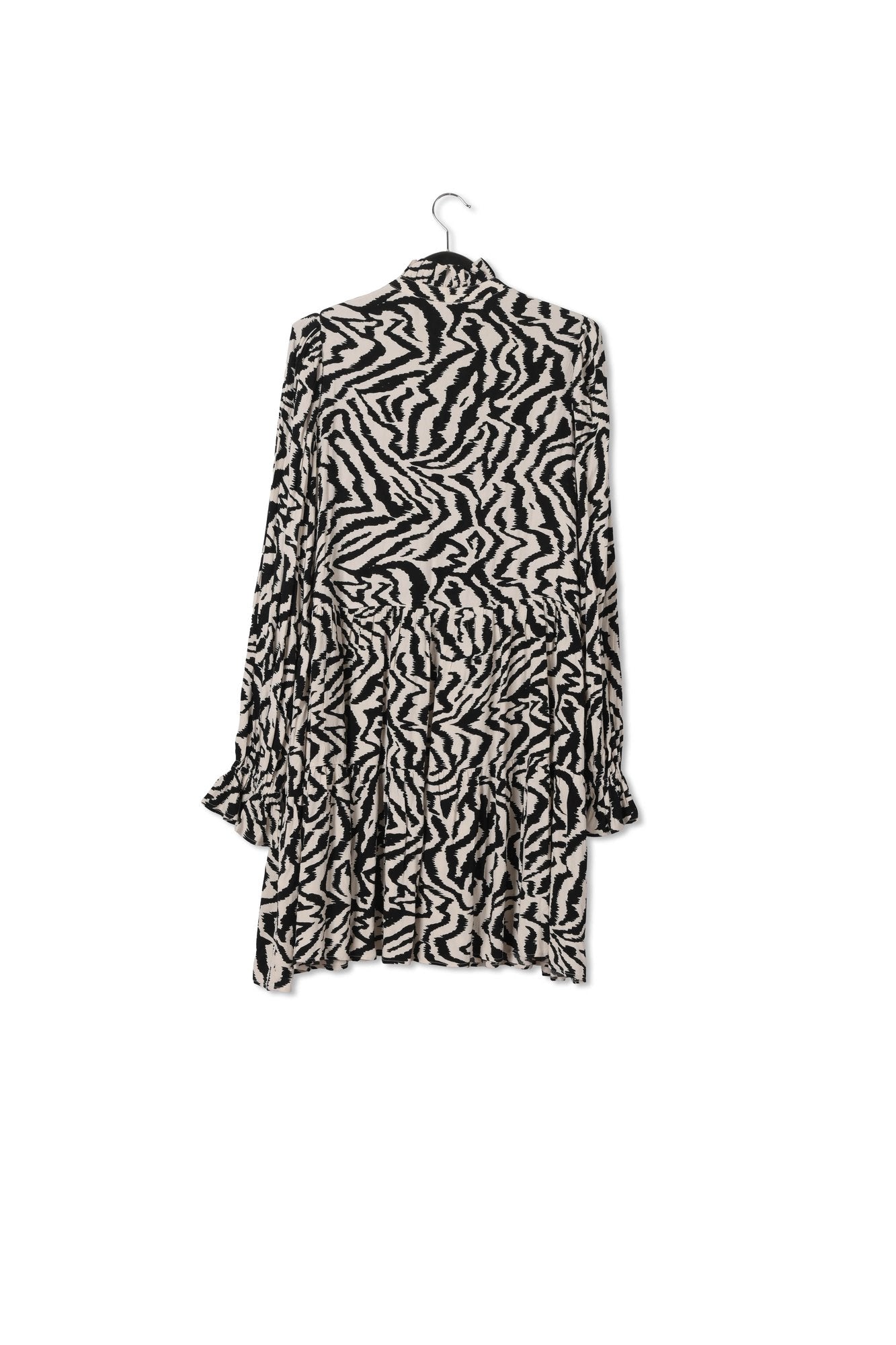 Zebra print and dots A-line mini dress RE—SSENTIEL | Essentiel second hand