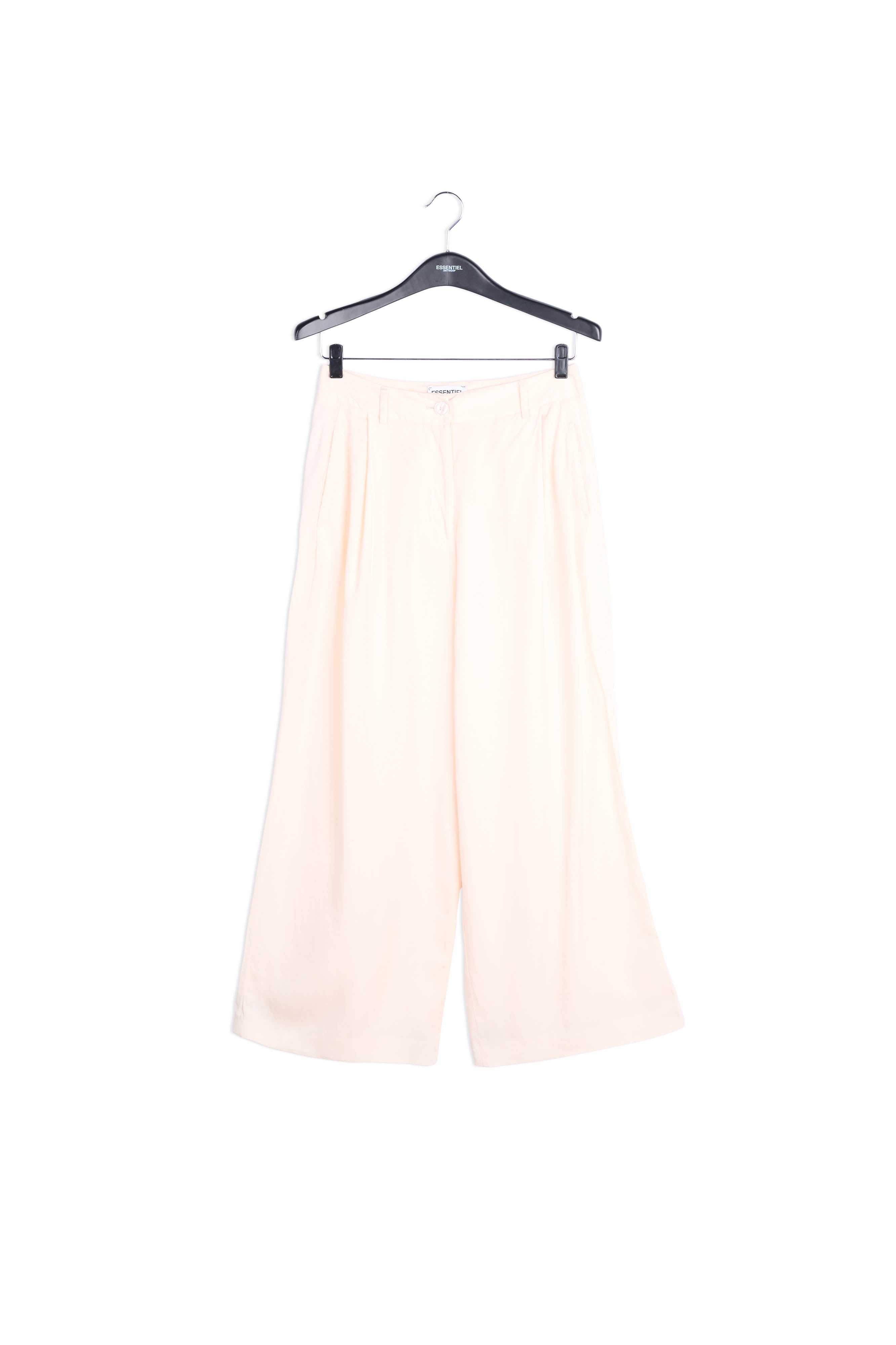 Off-white broek met wijde pijpen RE—SSENTIEL | Essentiel second hand