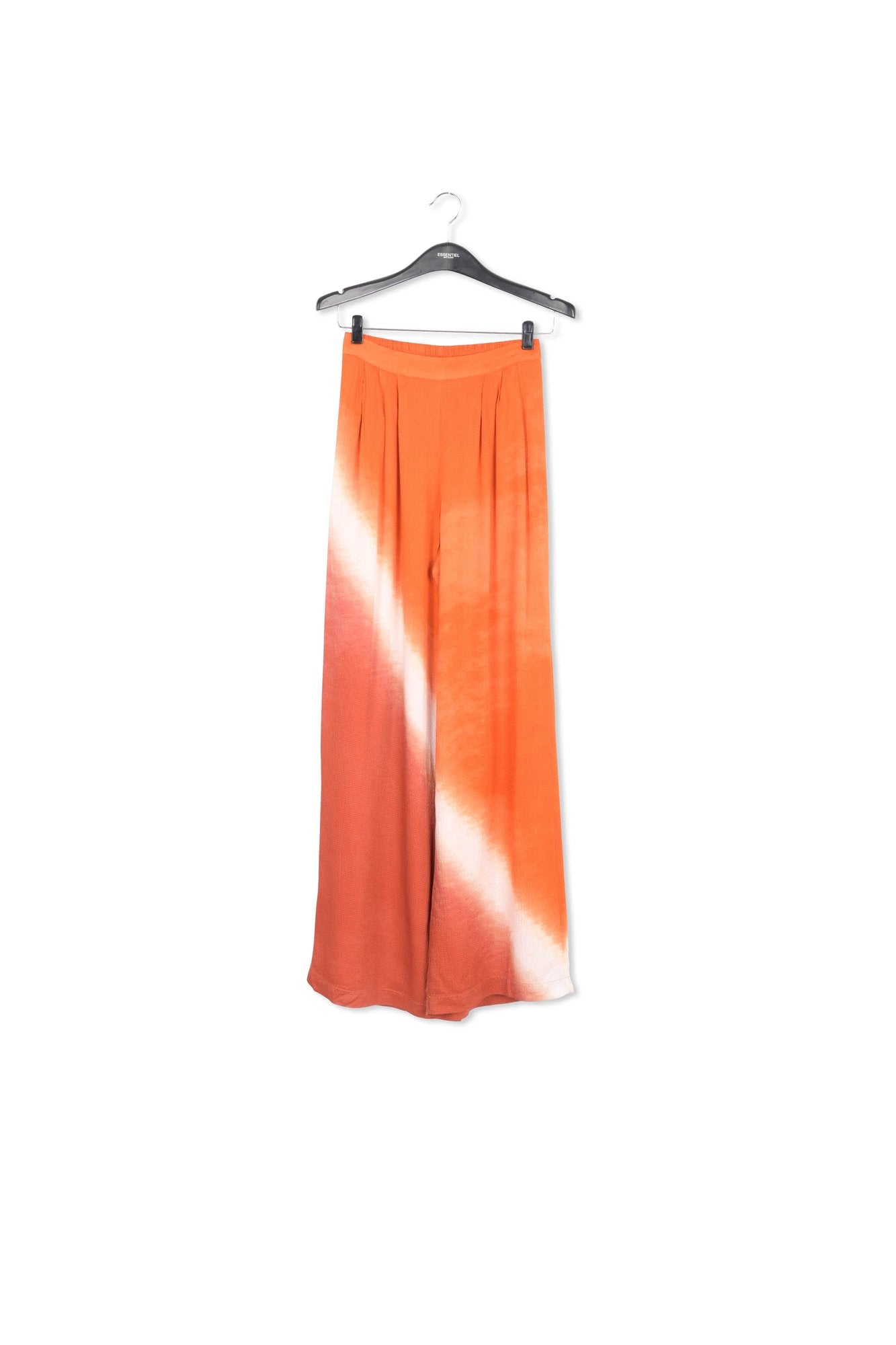 Orange wide-leg tie-dye pants RE—SSENTIEL | Essentiel second hand