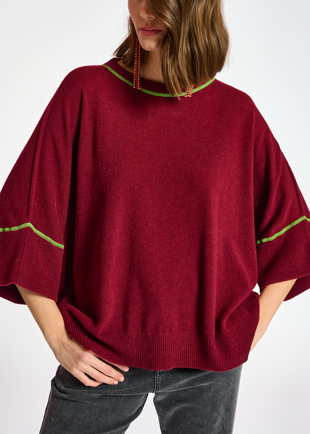 Almanak oversized pullover RE—SSENTIEL | Essentiel second hand