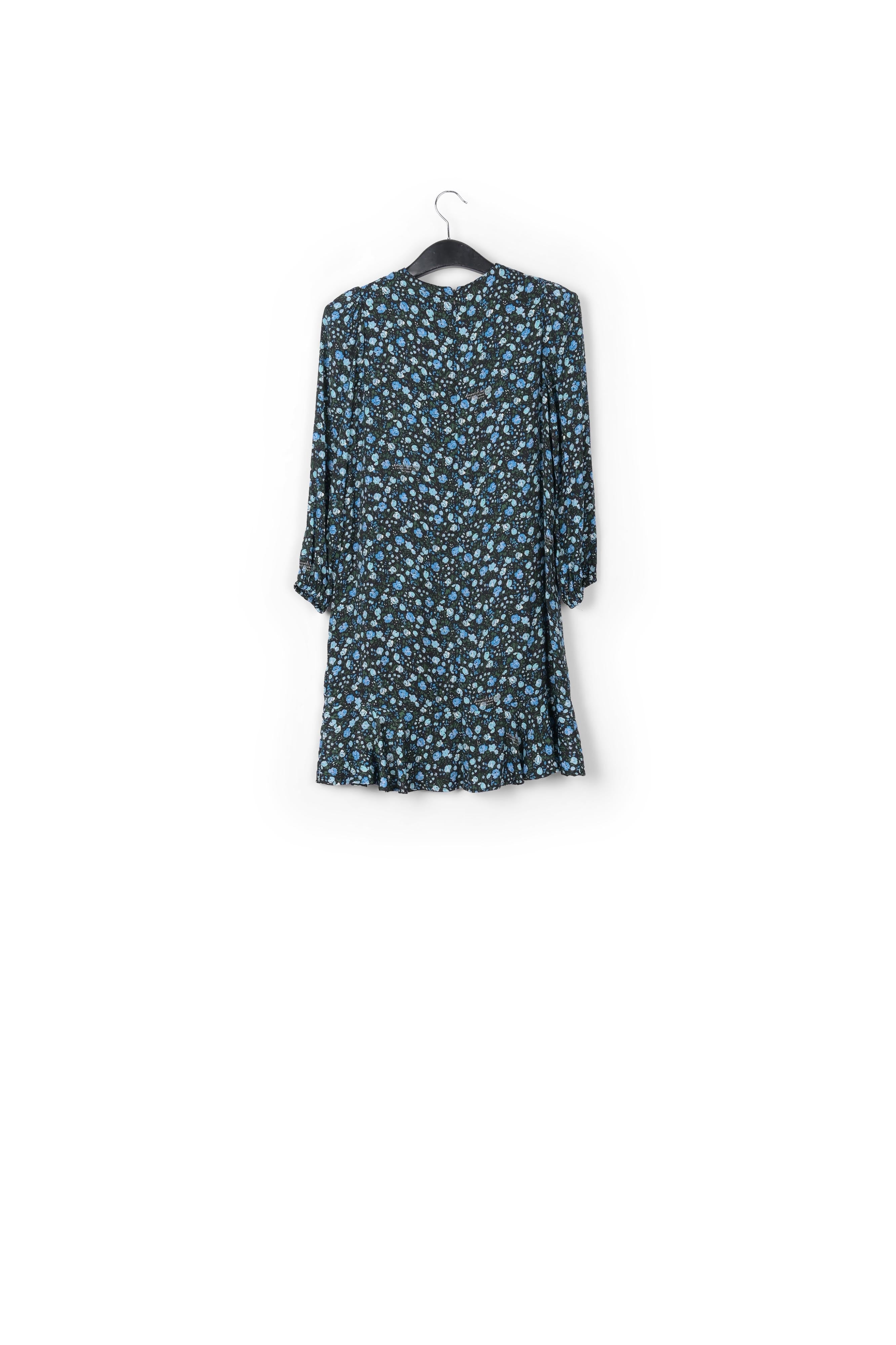 Mini-robe bleue à imprimé floral RE—SSENTIEL | Essentiel second hand