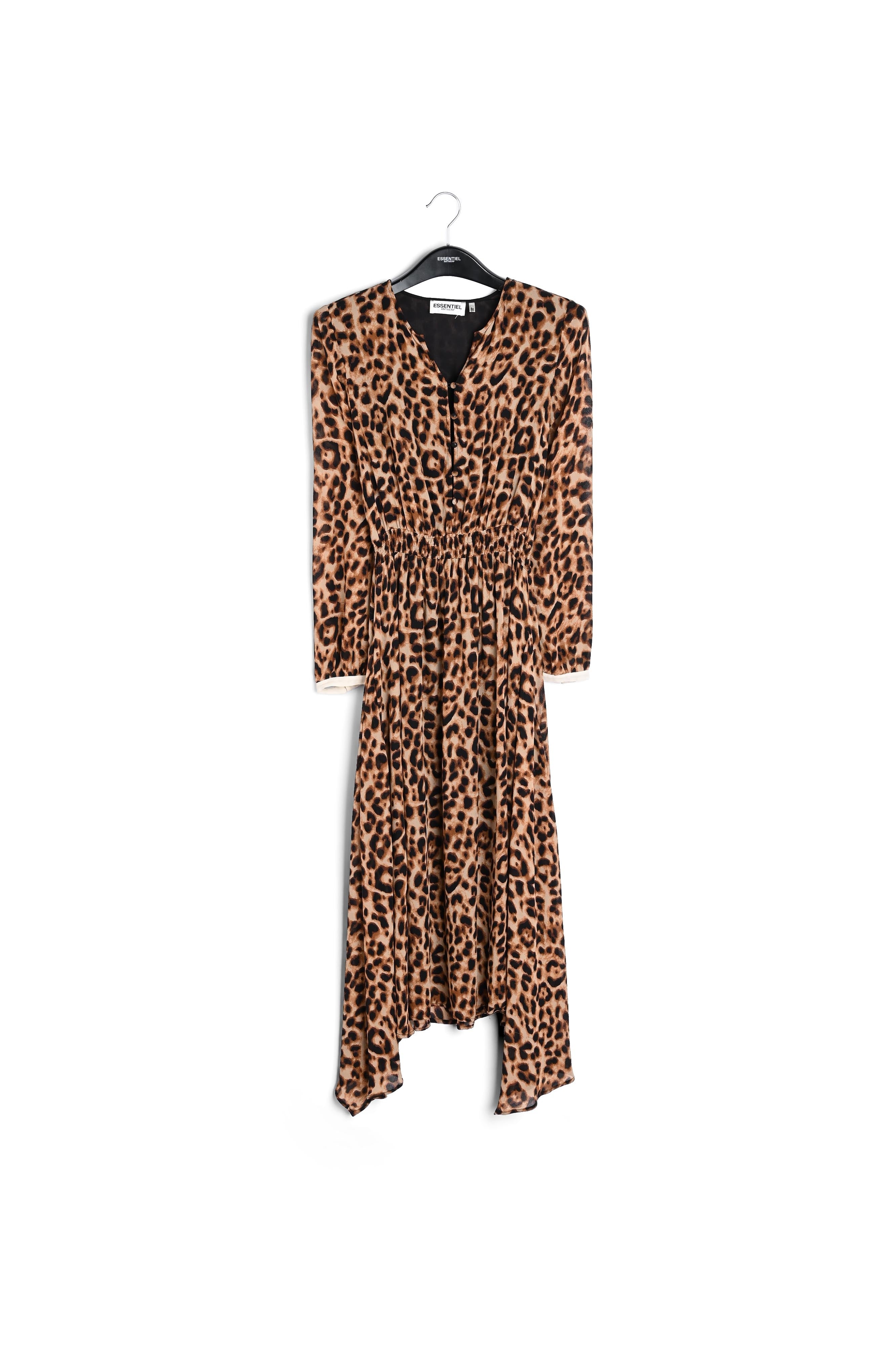 Midi-jurk met oneven zoom RE—SSENTIEL | Essentiel second hand