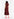 Burgundy broderie anglaise cotton maxi dress Faume - seconde main