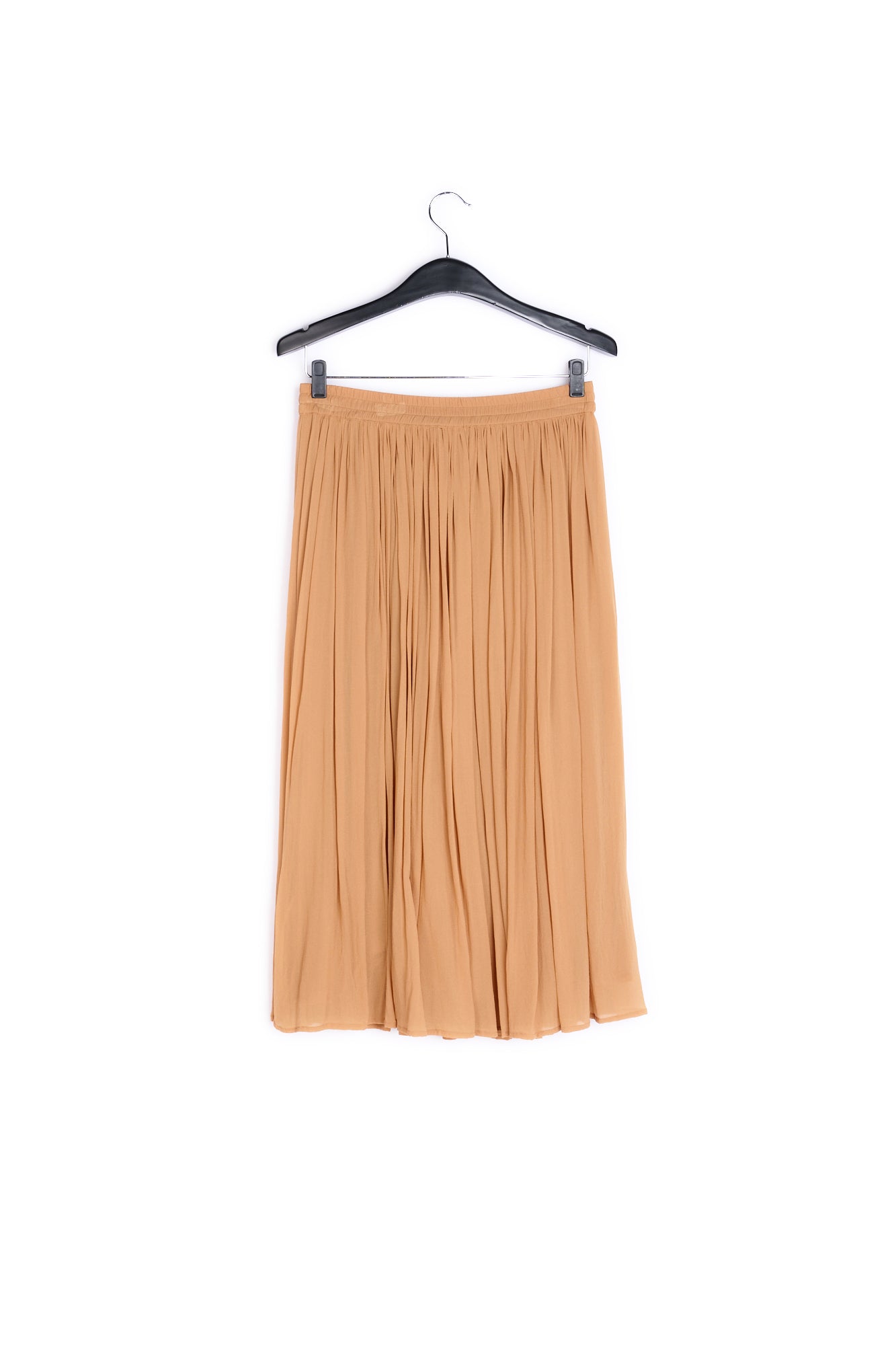 Tan maxi-lenght skirt RE—SSENTIEL | Essentiel second hand