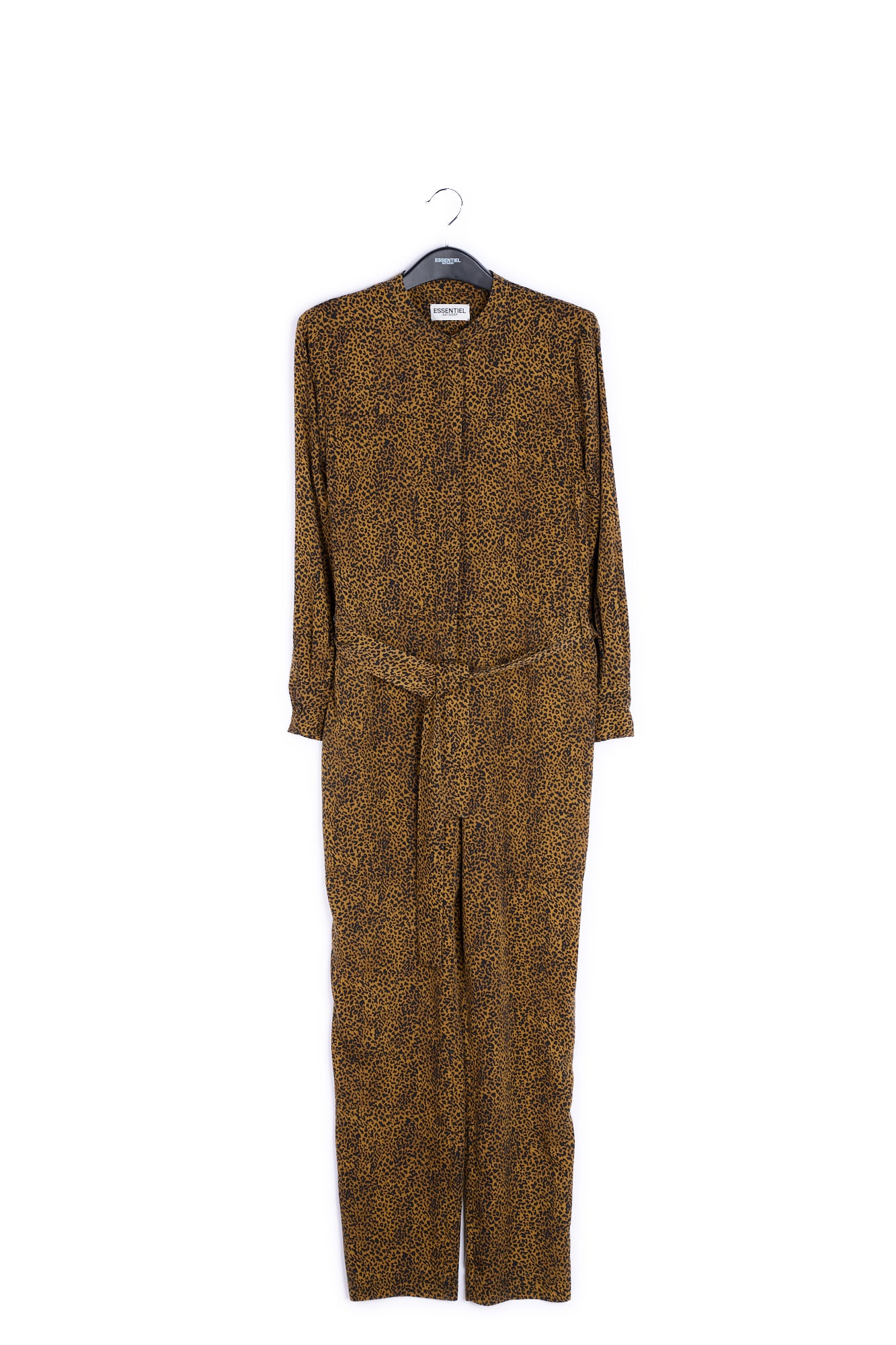 Jumpsuit with belt and leopard print RE—SSENTIEL | Essentiel second hand