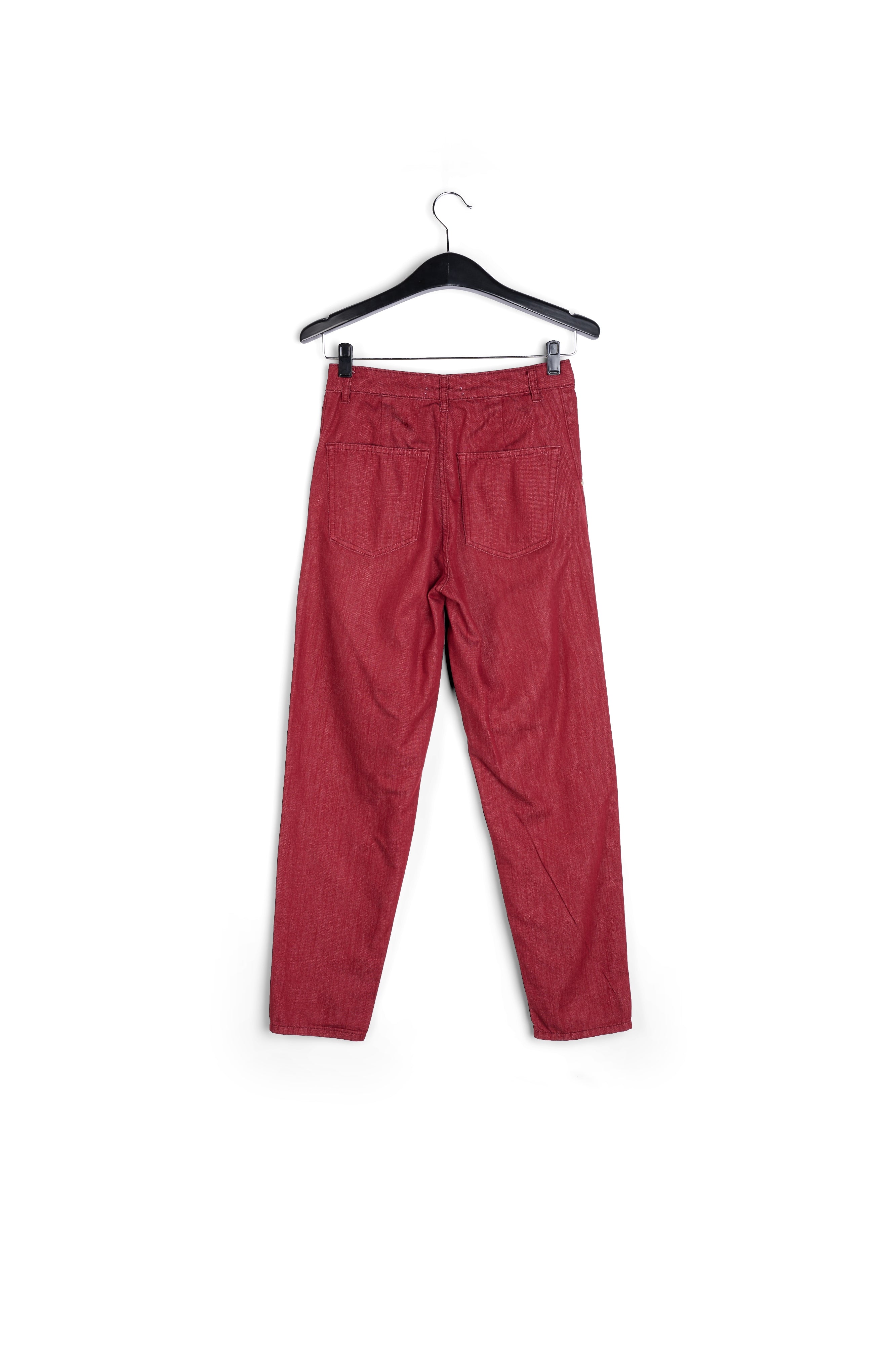 Jean bordeaux à coupe ample RE—SSENTIEL | Essentiel second hand