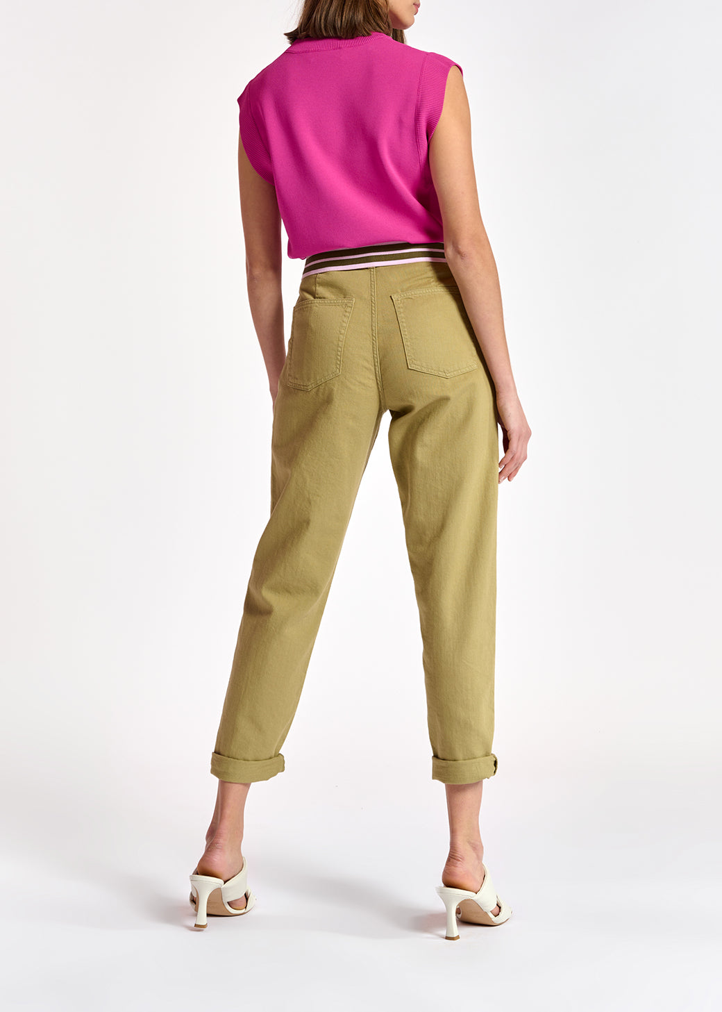 Beige boyfriend jeans RE—SSENTIEL | Essentiel second hand