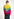 Fuchsia and turquoise v-panel knitted sweater Faume - seconde main