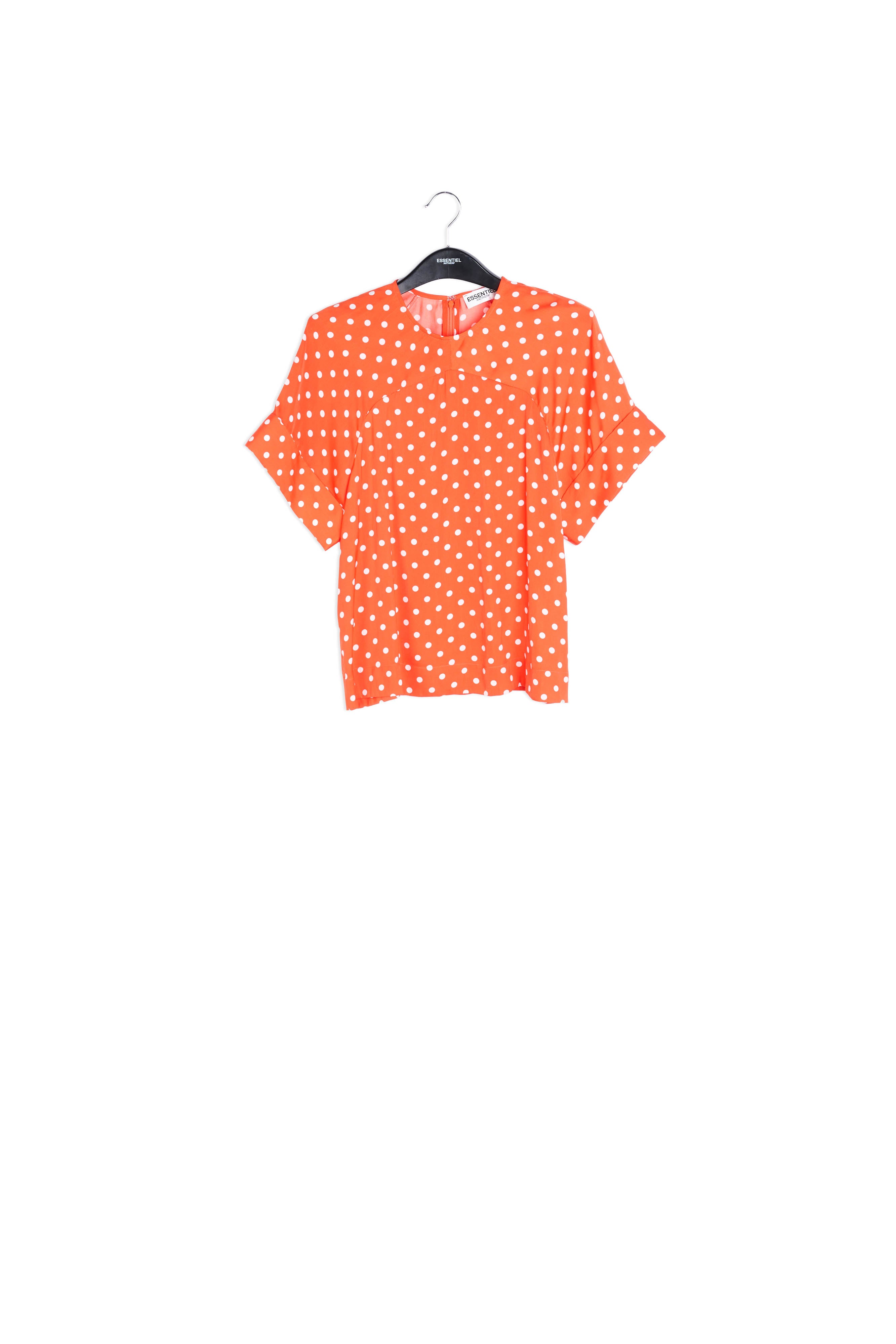 Red polka dot top RE—SSENTIEL | Essentiel second hand
