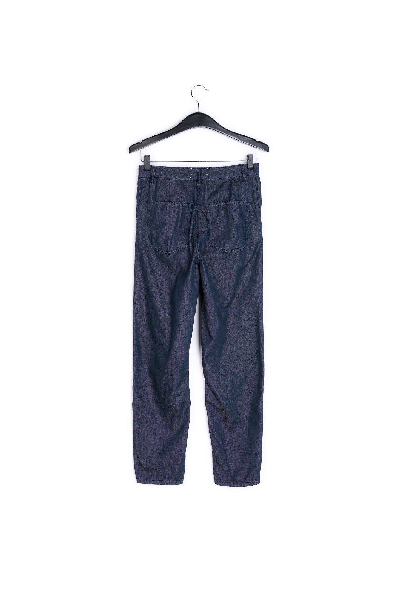 Dark blue loose-fit denim pants RE—SSENTIEL | Essentiel second hand