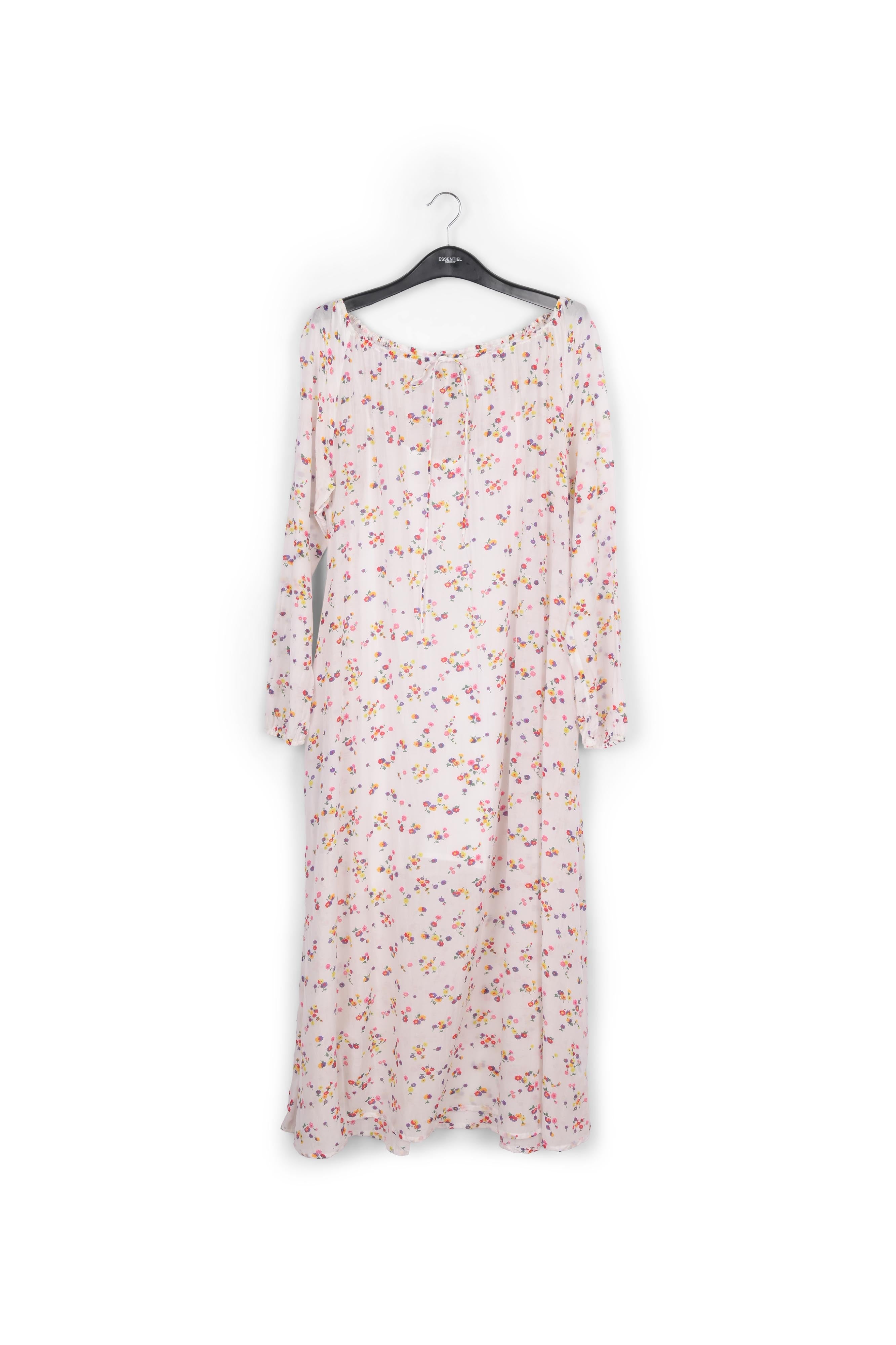 White floral maxi dress RE—SSENTIEL | Essentiel second hand