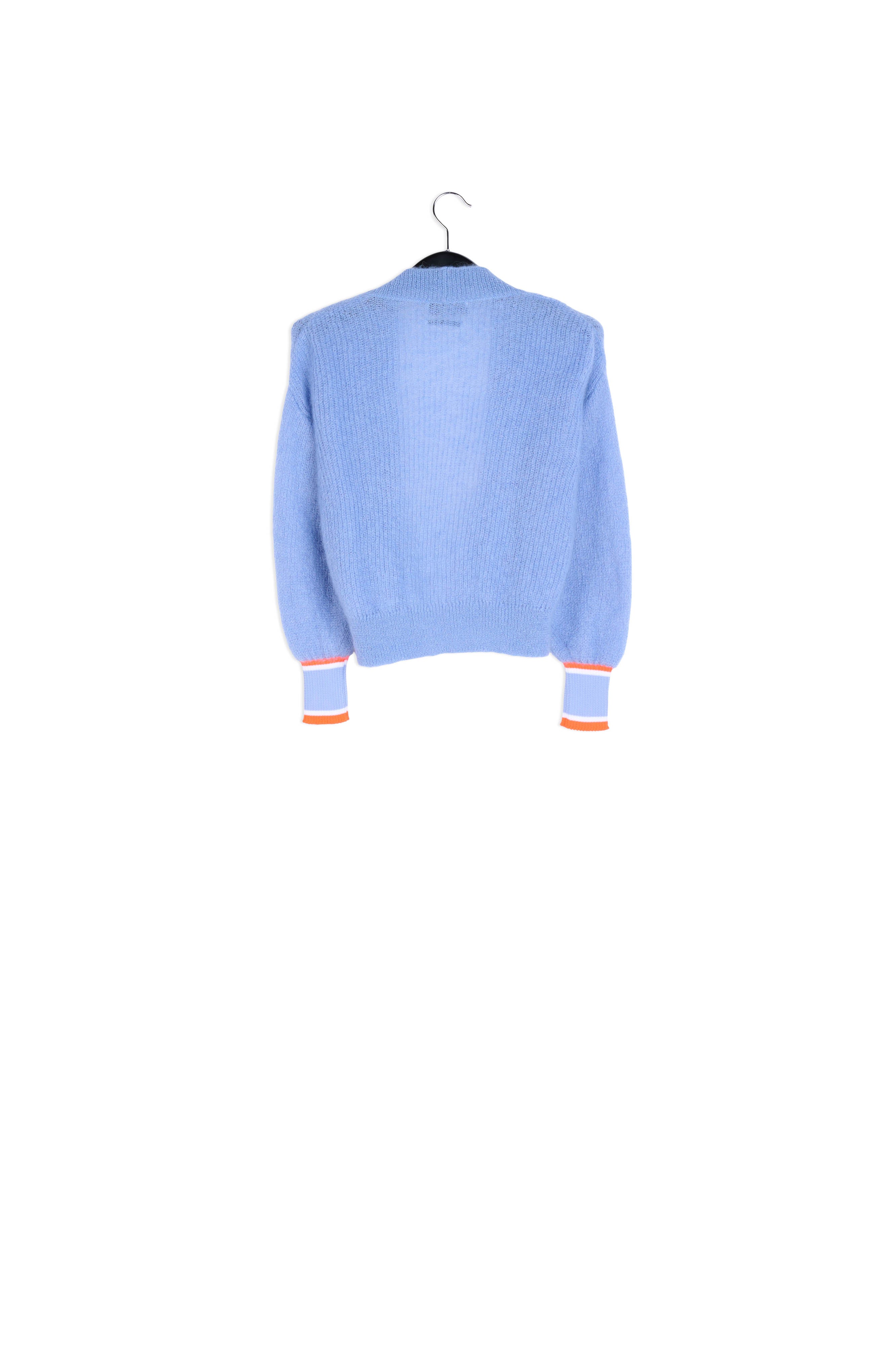 Blue kid mohair cardigan RE—SSENTIEL | Essentiel second hand