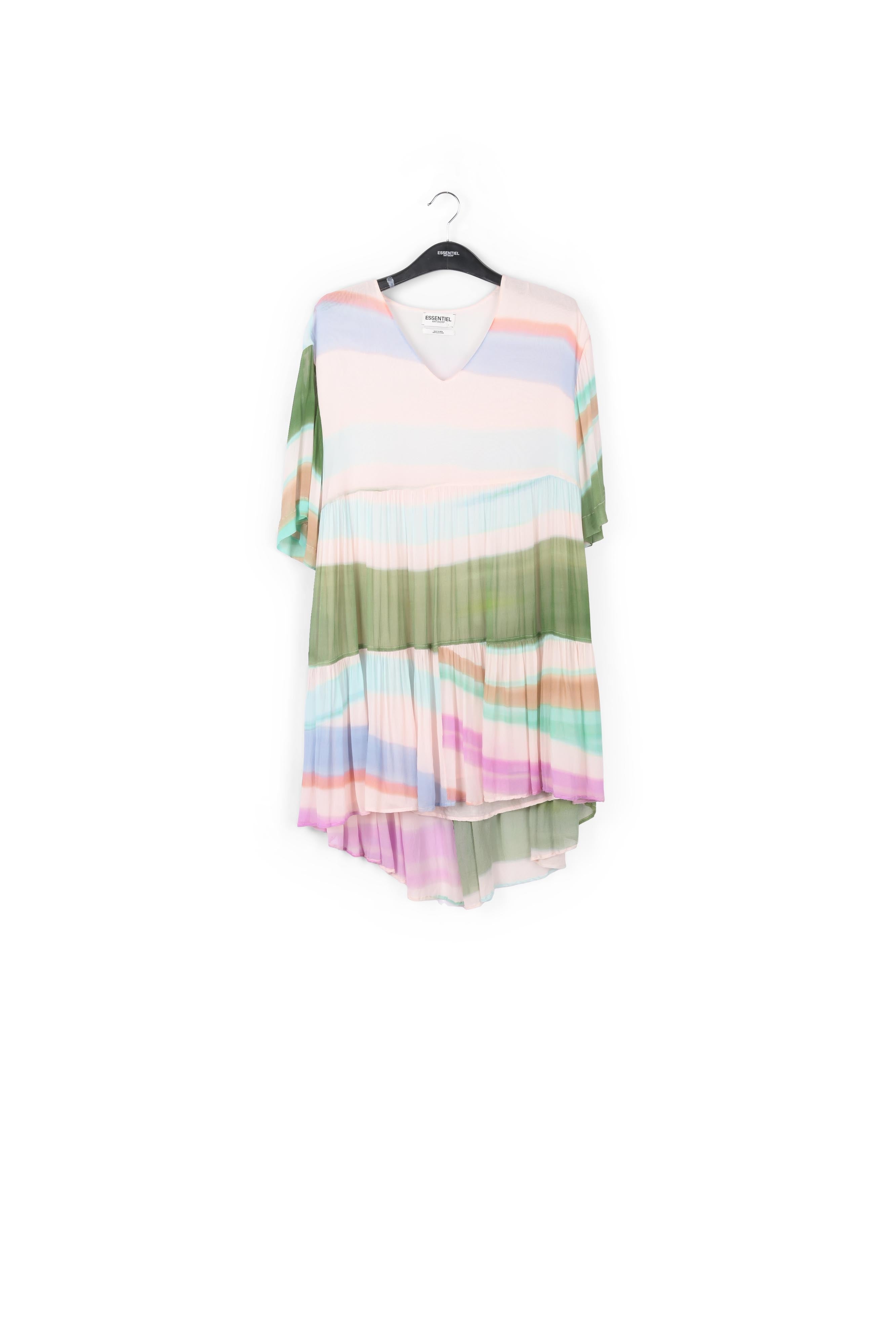 Mini robe multicolore à volants RE—SSENTIEL | Essentiel second hand