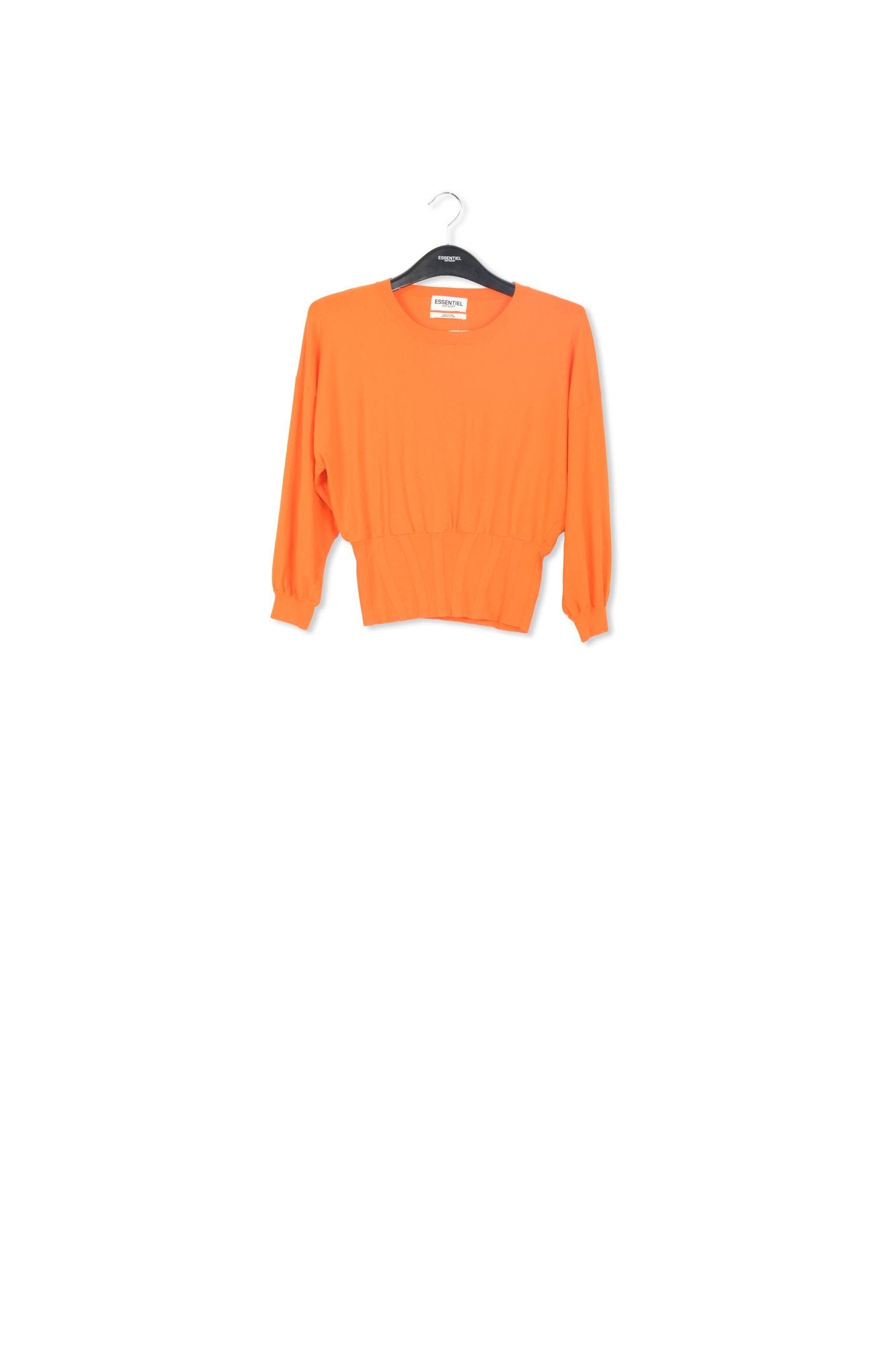 Pull orange à taille cintrée RE—SSENTIEL | Essentiel second hand