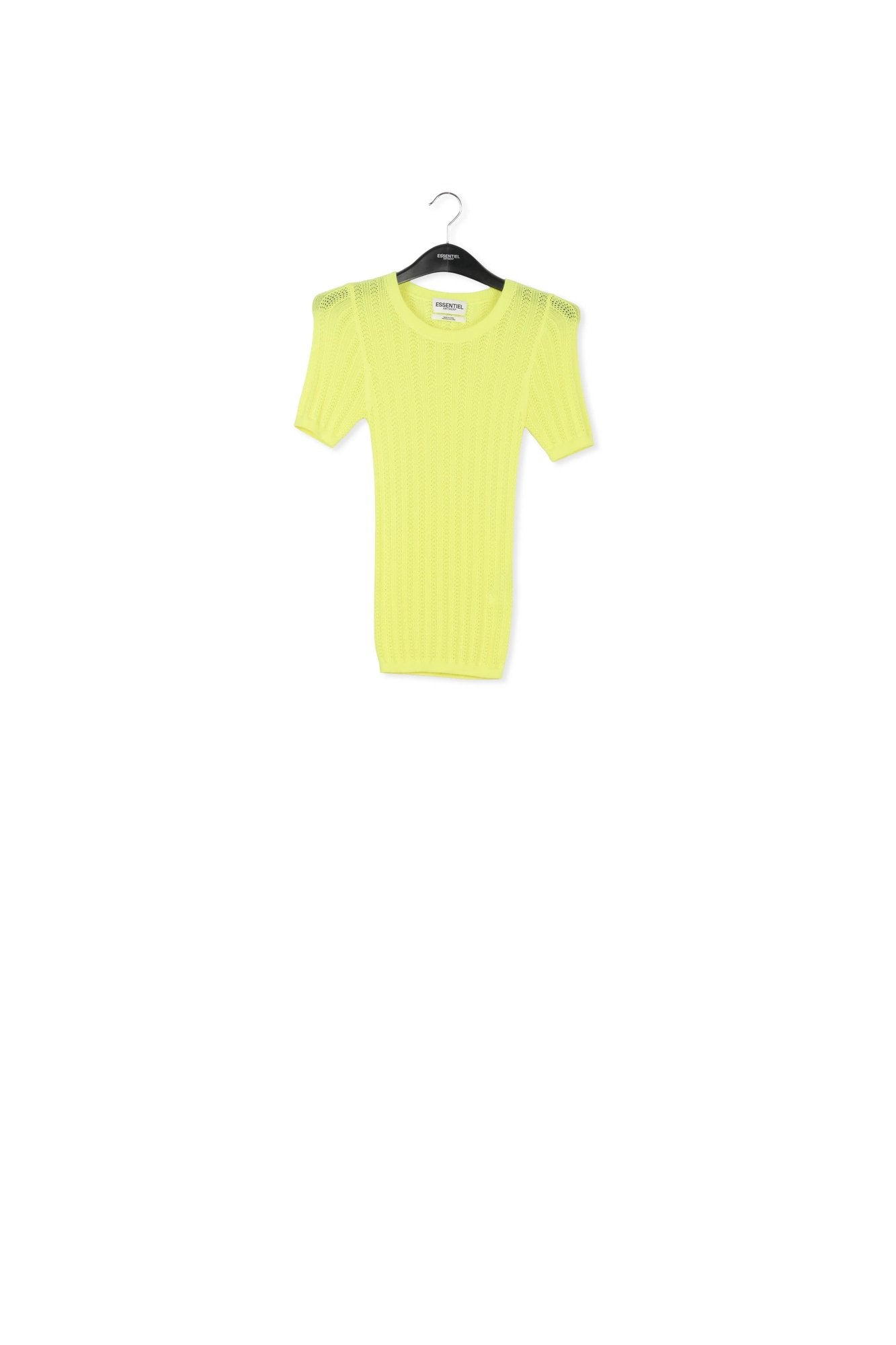 Top en pointelle jaune RE—SSENTIEL | Essentiel second hand