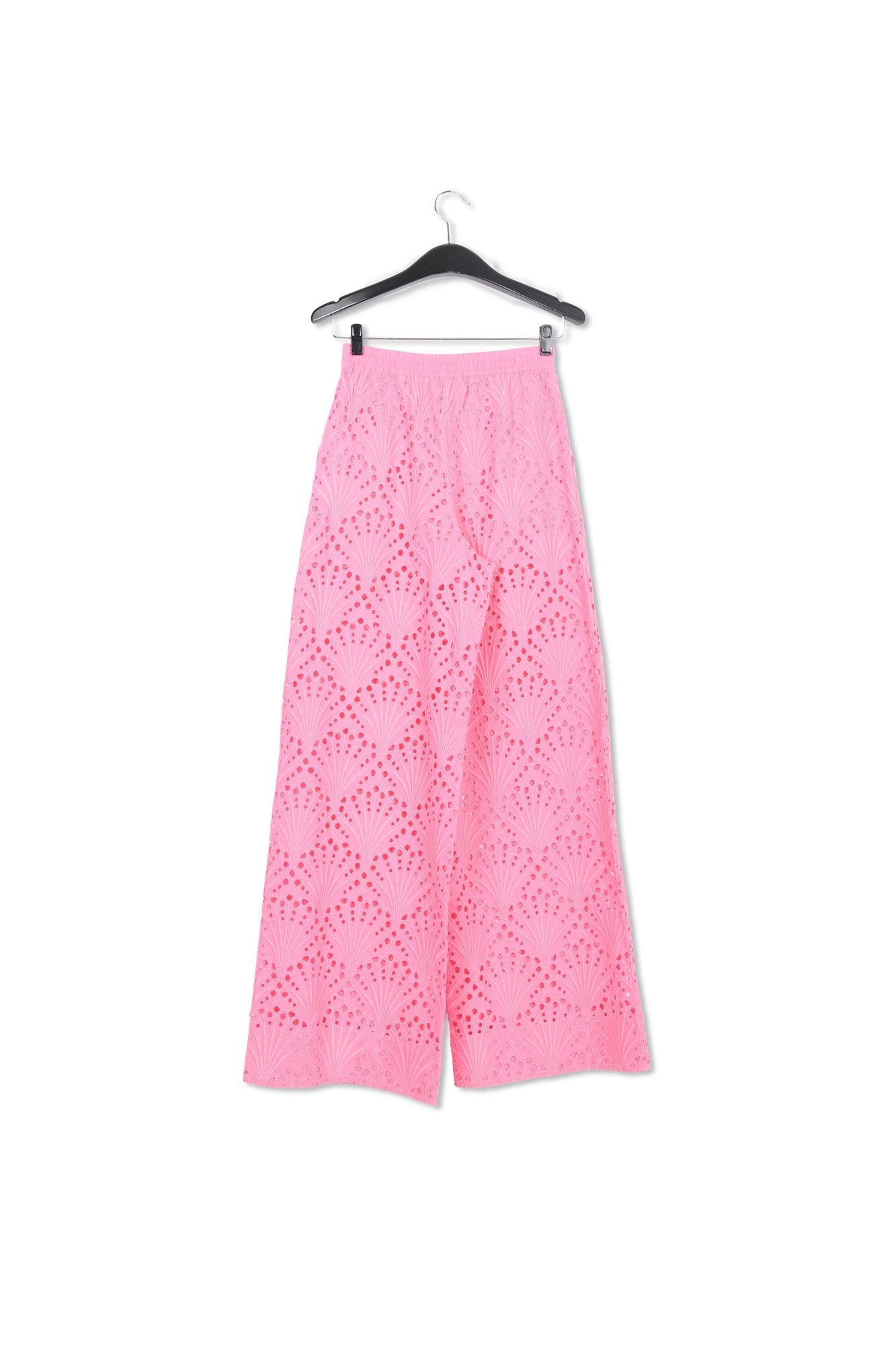 Pink broderie anglaise cotton pants RE—SSENTIEL | Essentiel second hand