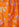 Lila en oranje katoenen broek met bloemenprint Faume - seconde main