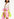 Yellow mini skirt with pink taffeta bow Faume - seconde main