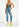 Jean boyfriend bleu à rivets Faume - seconde main