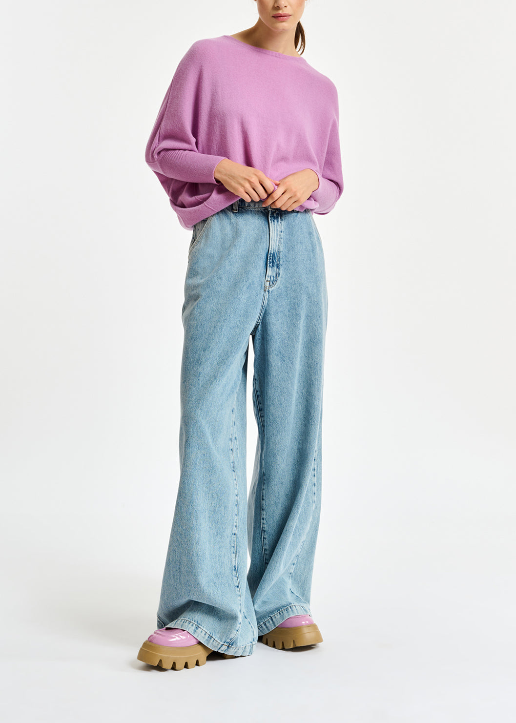 Jean bleu aux jambes larges RE—SSENTIEL | Essentiel second hand