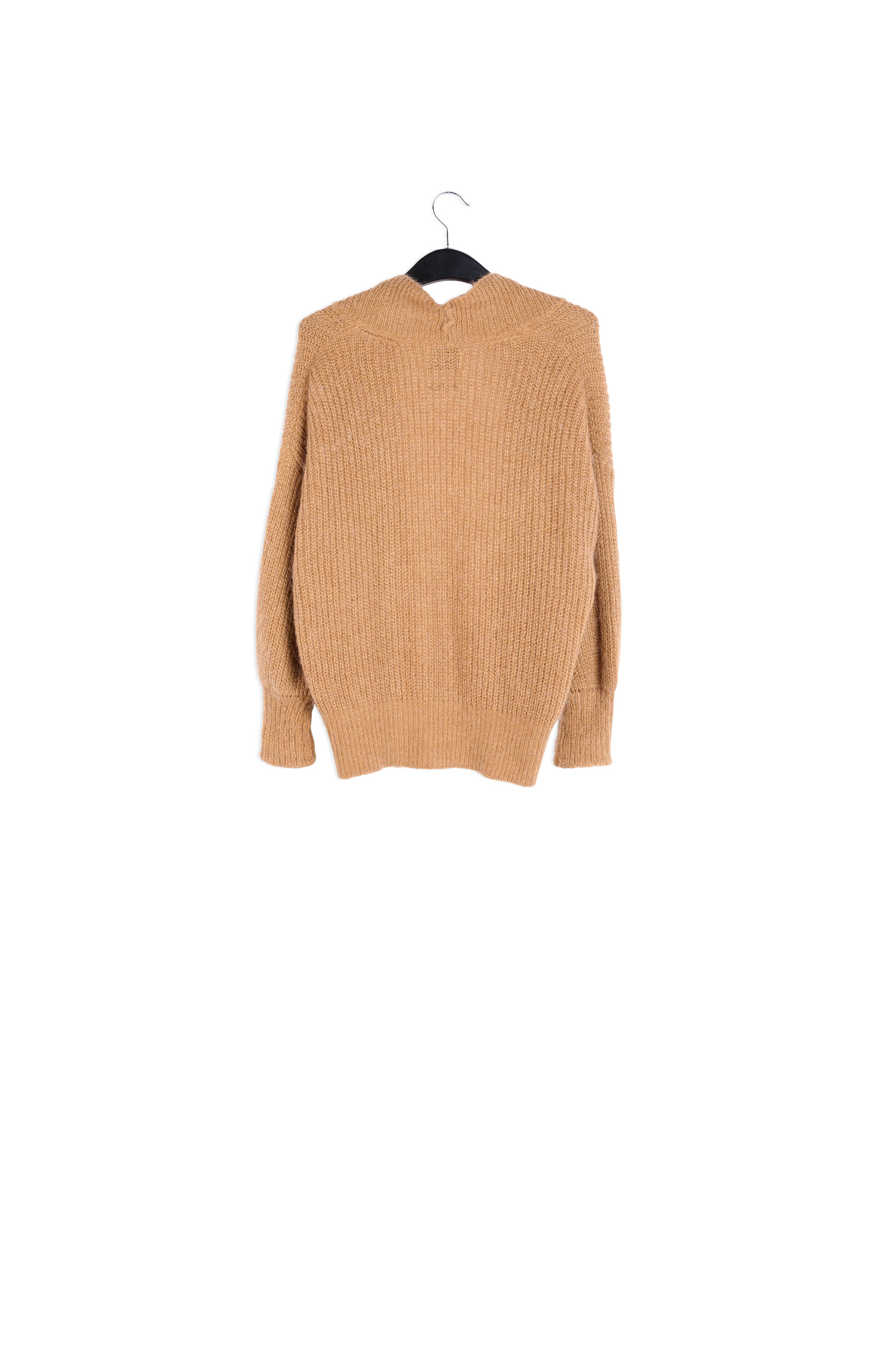 Light brown shawl collar cardigan RE—SSENTIEL | Essentiel second hand