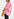 Pink boxy cut knit sweater Faume - seconde main