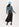 Jupe midi en biais noire Faume - seconde main