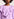 Lilac fluid loose-fit top with ruffles Faume - seconde main
