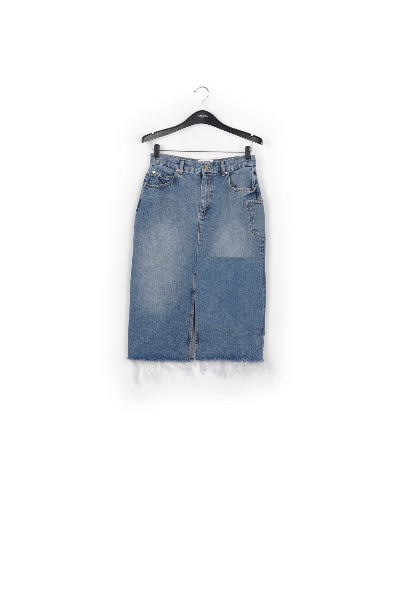 Zimpala blauwe denim rok RE—SSENTIEL | Essentiel second hand