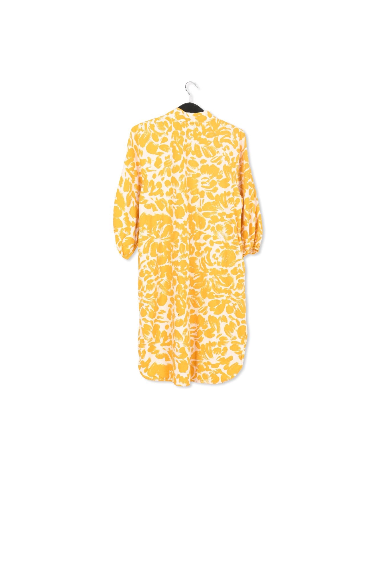 Light pink and orange floral-print mini dress RE—SSENTIEL | Essentiel second hand