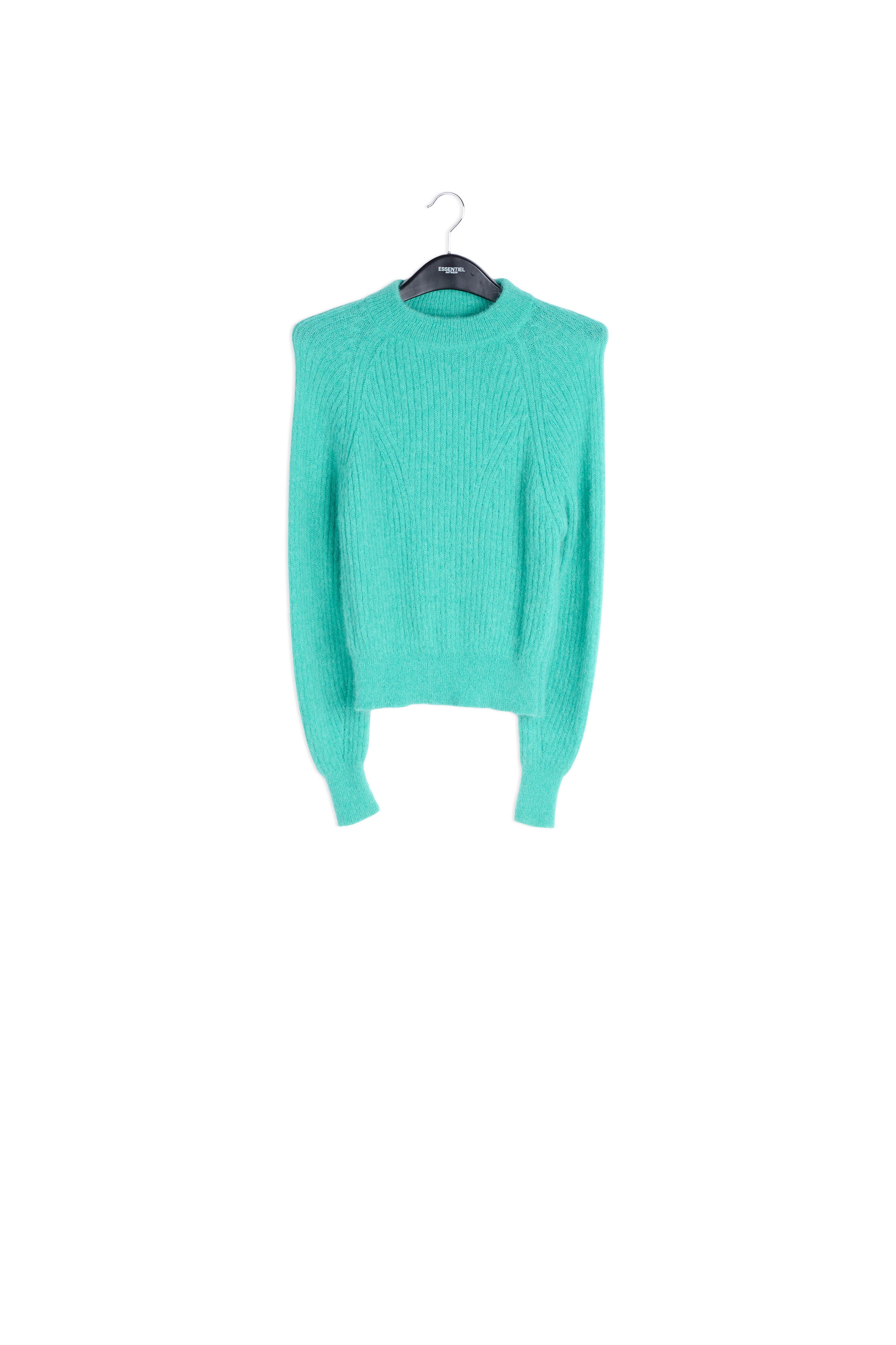 Groene gebreide trui RE—SSENTIEL | Essentiel second hand