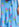 Blauwe rok met volantzoom en bloemenprint Faume - seconde main