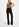 Pantalon droit noir en viscose-satin Faume - seconde main