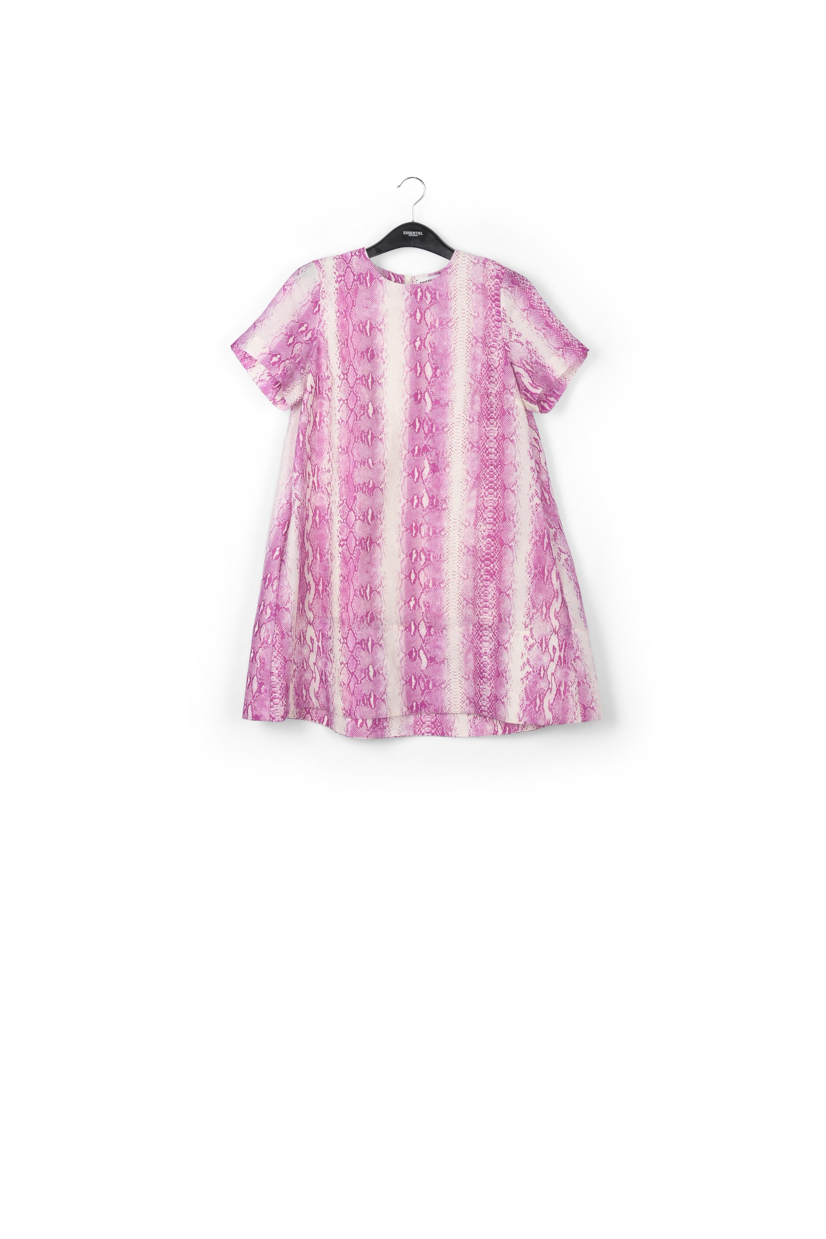 Mini-robe à imprimé serpent blanc et violet RE—SSENTIEL | Essentiel second hand