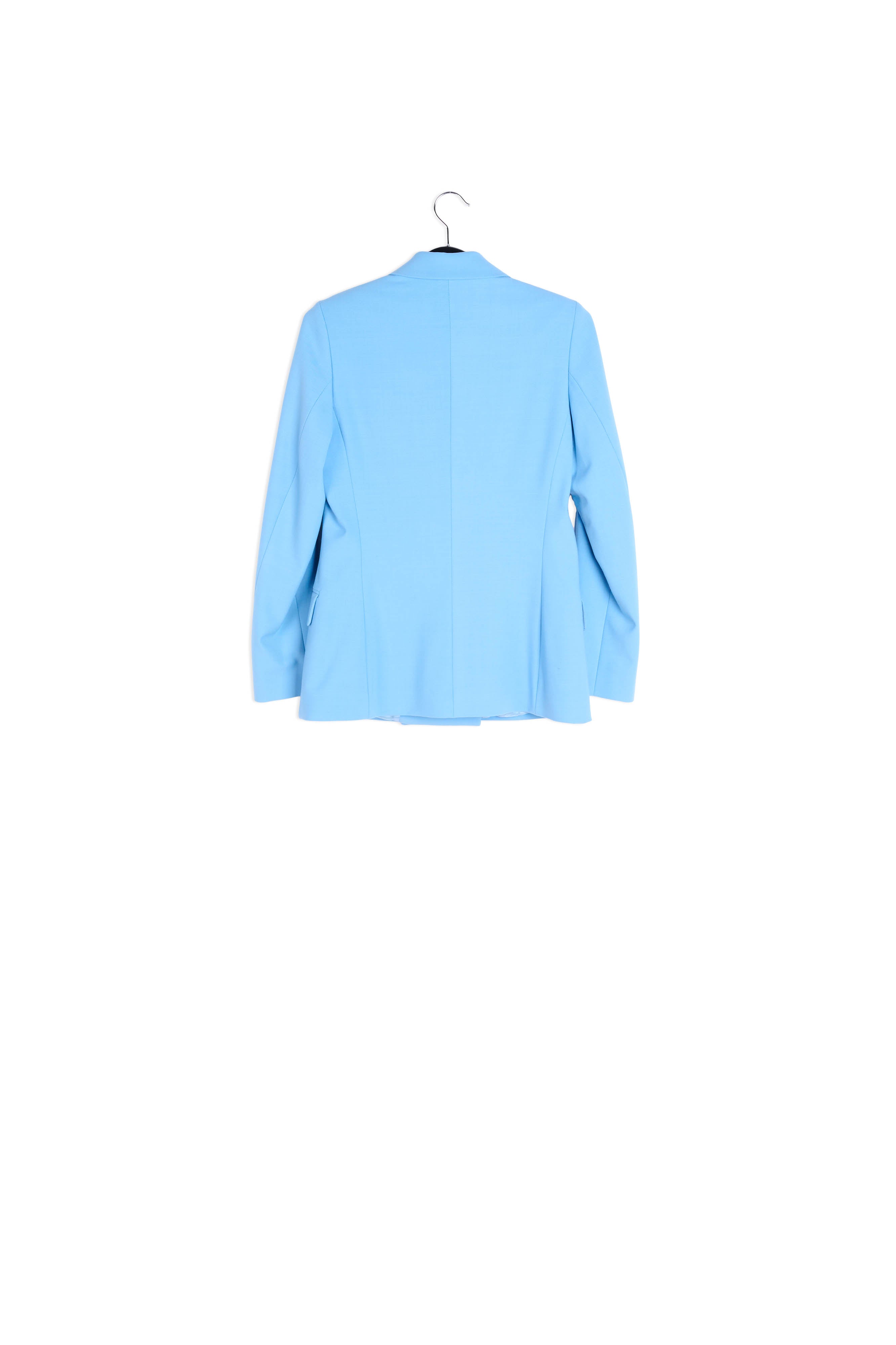 Veste blazer croisé bleu clair RE—SSENTIEL | Essentiel second hand
