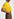 Yellow ruffled short-sleeve top Faume - seconde main