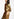 Brown oversized top with tiger print Faume - seconde main