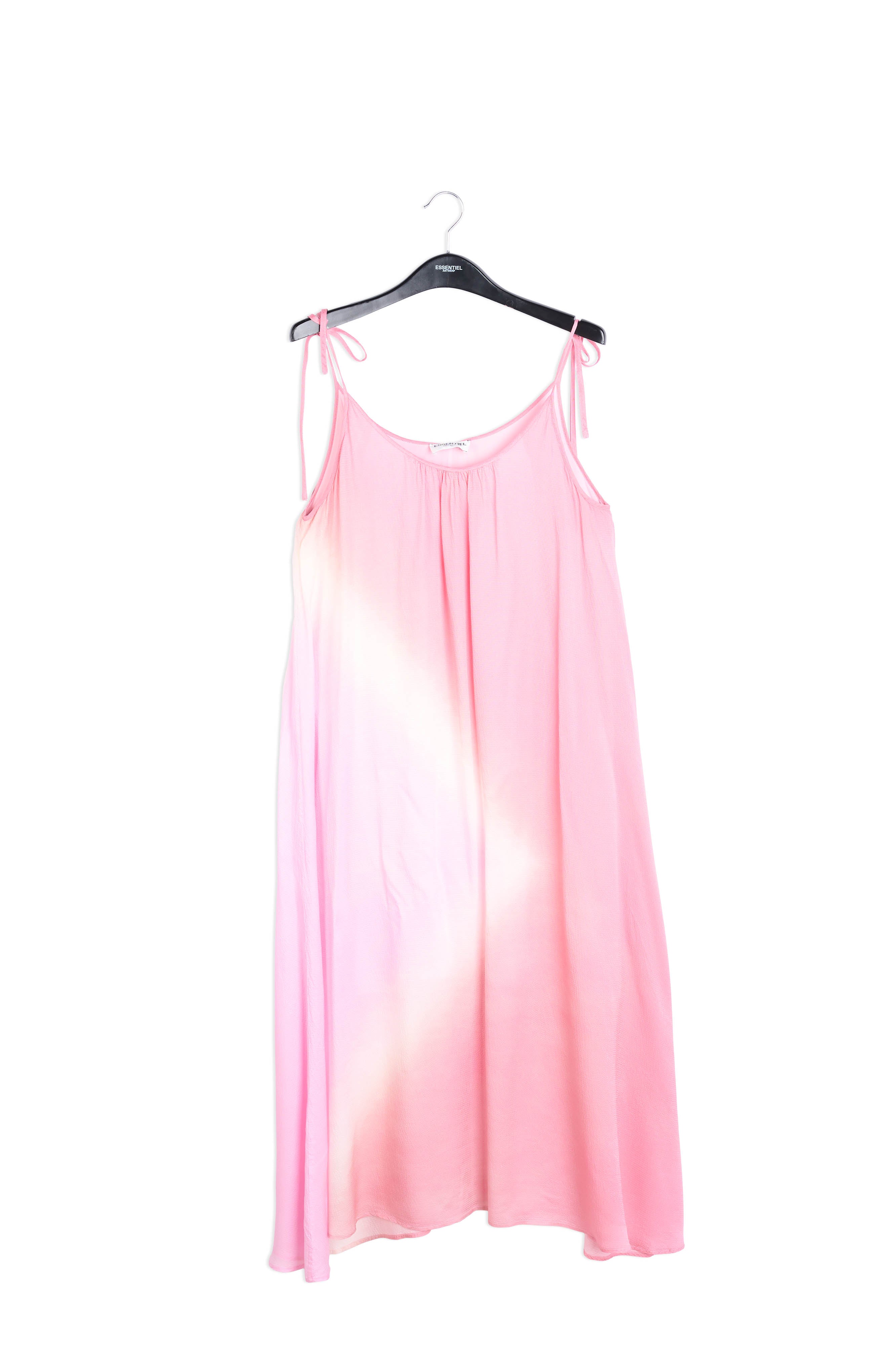 Light pink strappy tie-dye maxi dress RE—SSENTIEL | Essentiel second hand
