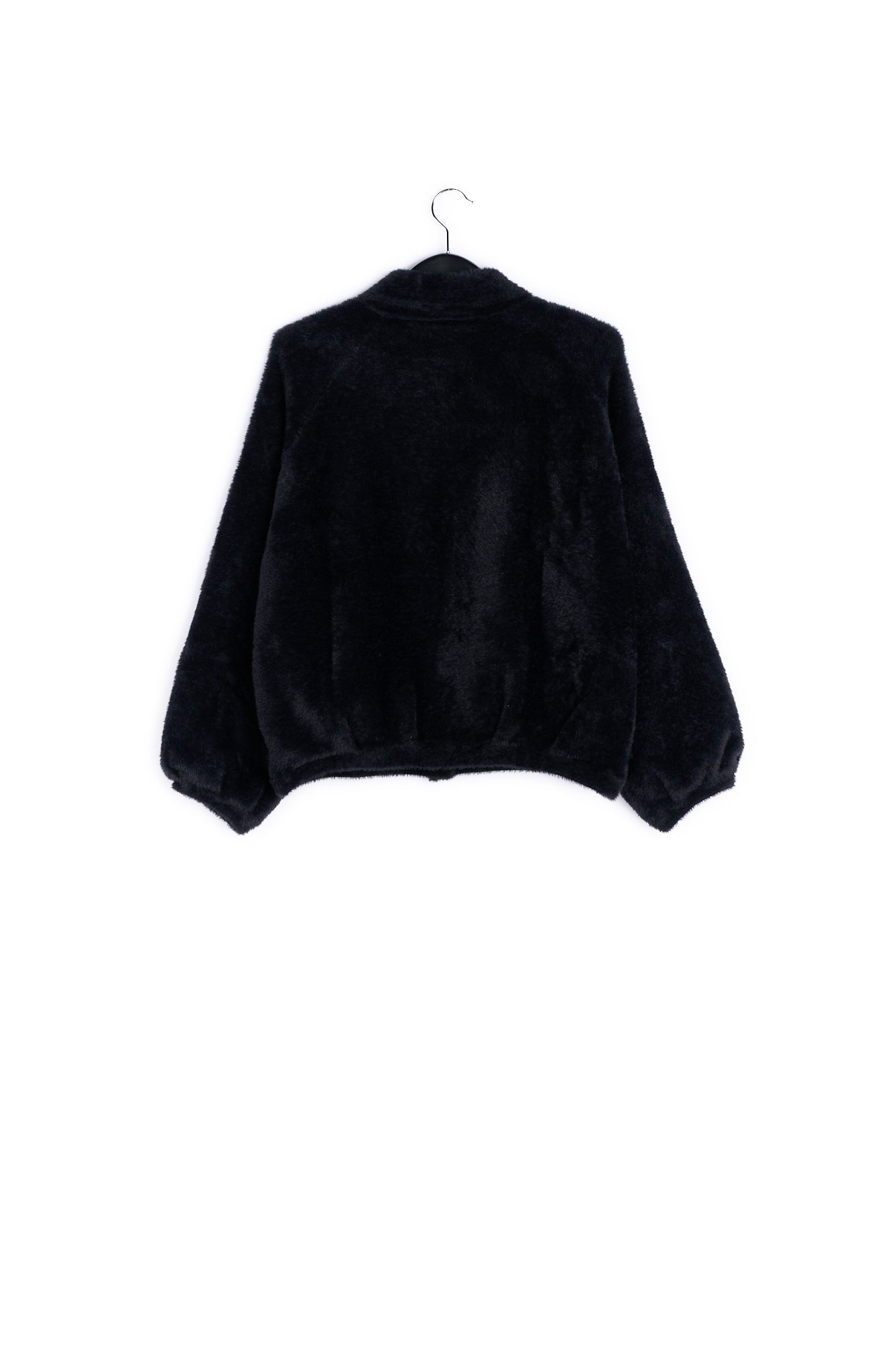 Black knitted short jacket RE—SSENTIEL | Essentiel second hand