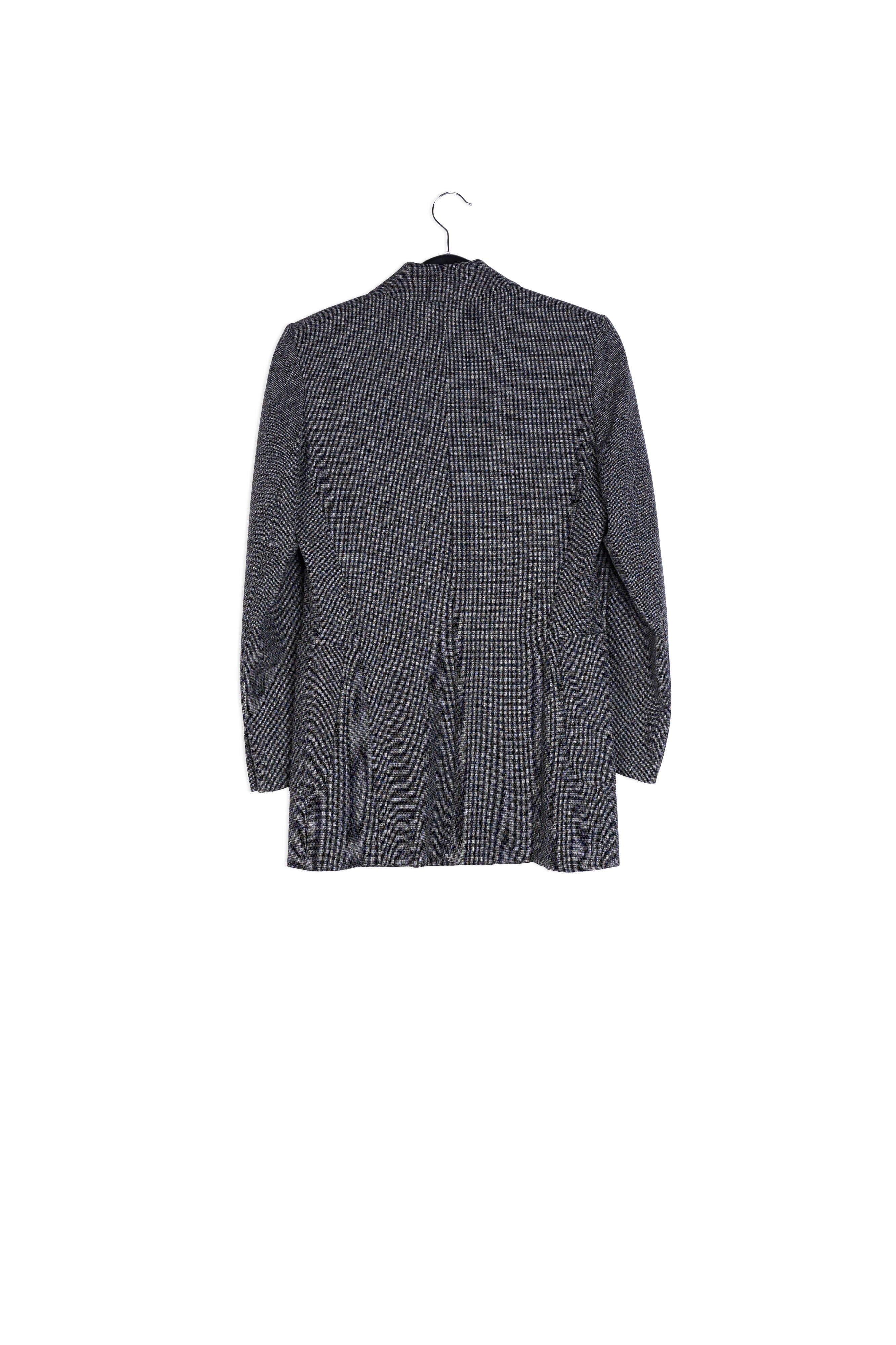 Black double-breasted blazer RE—SSENTIEL | Essentiel second hand