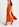 Maxi robe orange à teinture tie-dye Faume - seconde main
