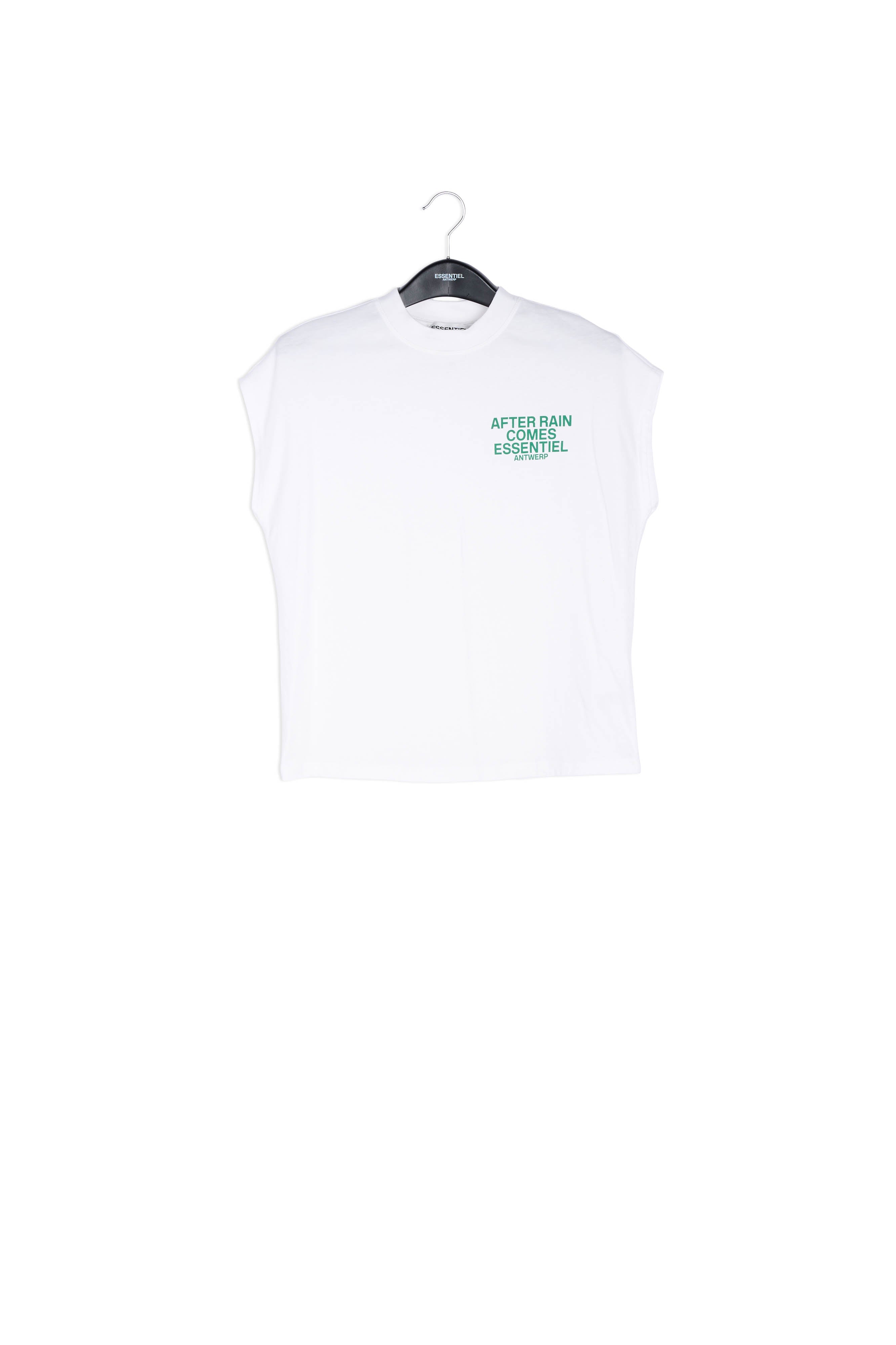 Off-white organic cotton T-shirt RE—SSENTIEL | Essentiel second hand