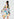 Off-white mini dress with colorful splatters Faume - seconde main