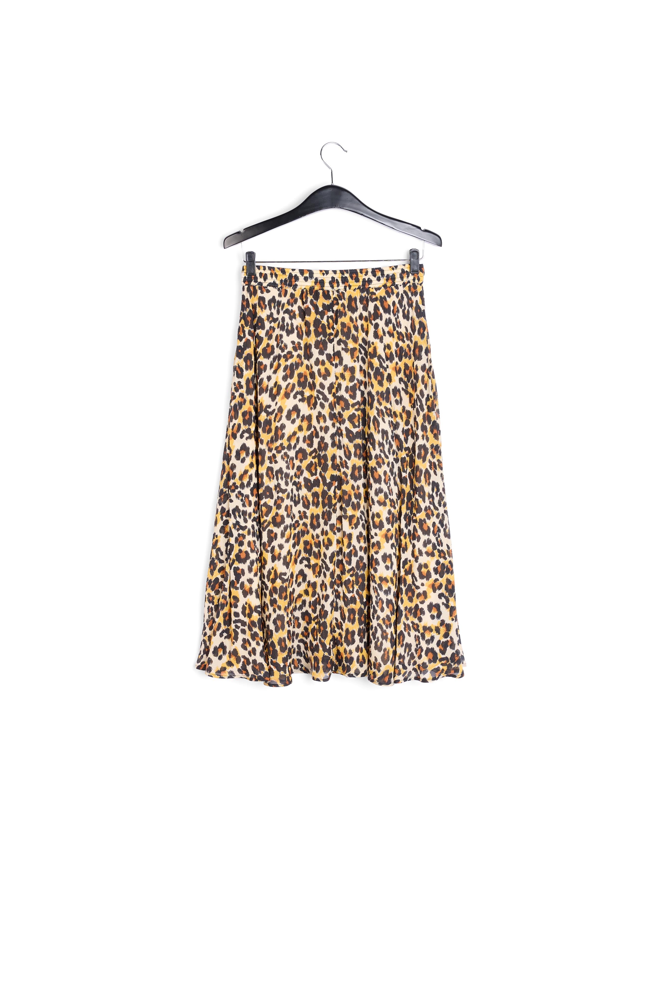 Leopard-print midi skirt RE—SSENTIEL | Essentiel second hand