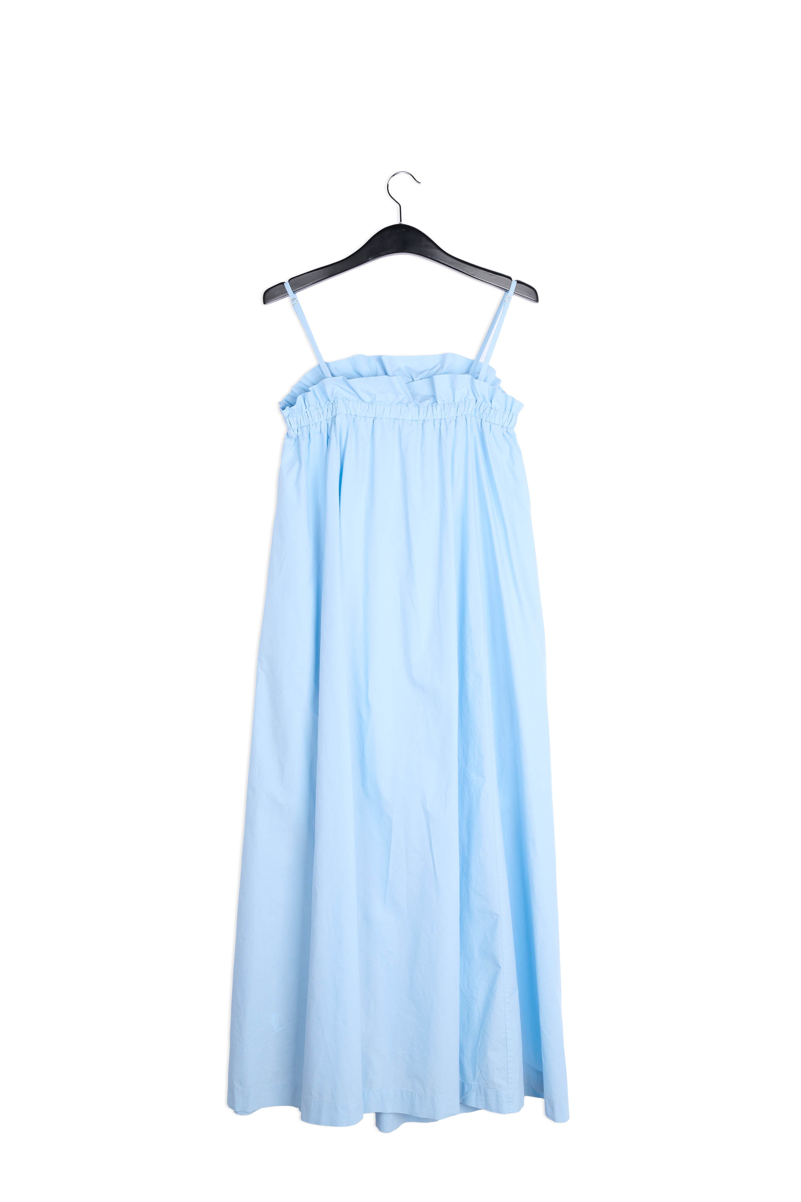Light blue cotton maxi dress RE—SSENTIEL | Essentiel second hand