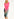 Neon pink rib-knitted sweater Faume - seconde main