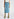 Blue high-waisted denim a-line skirt Faume - seconde main