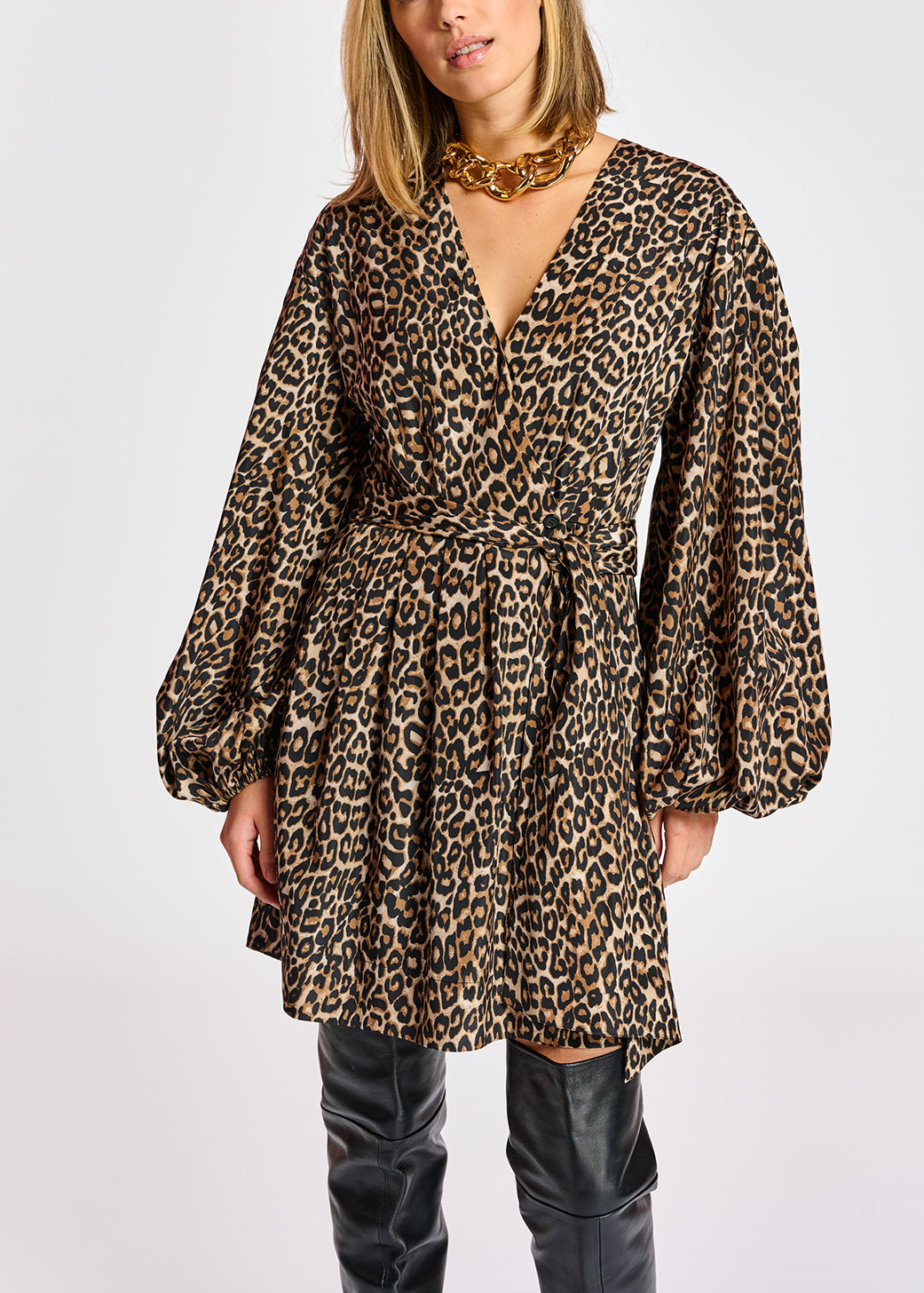 Amata tafta wrap dress RE—SSENTIEL | Essentiel second hand